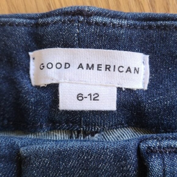 NEW NWT GOOD AMERICAN X CALIK DENIM ALWAYS FITS GOOD LEGS SKINNY JEANS sz 6 - 12 - Picture 8 of 9